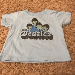 24 mth light blue Beatles shirt